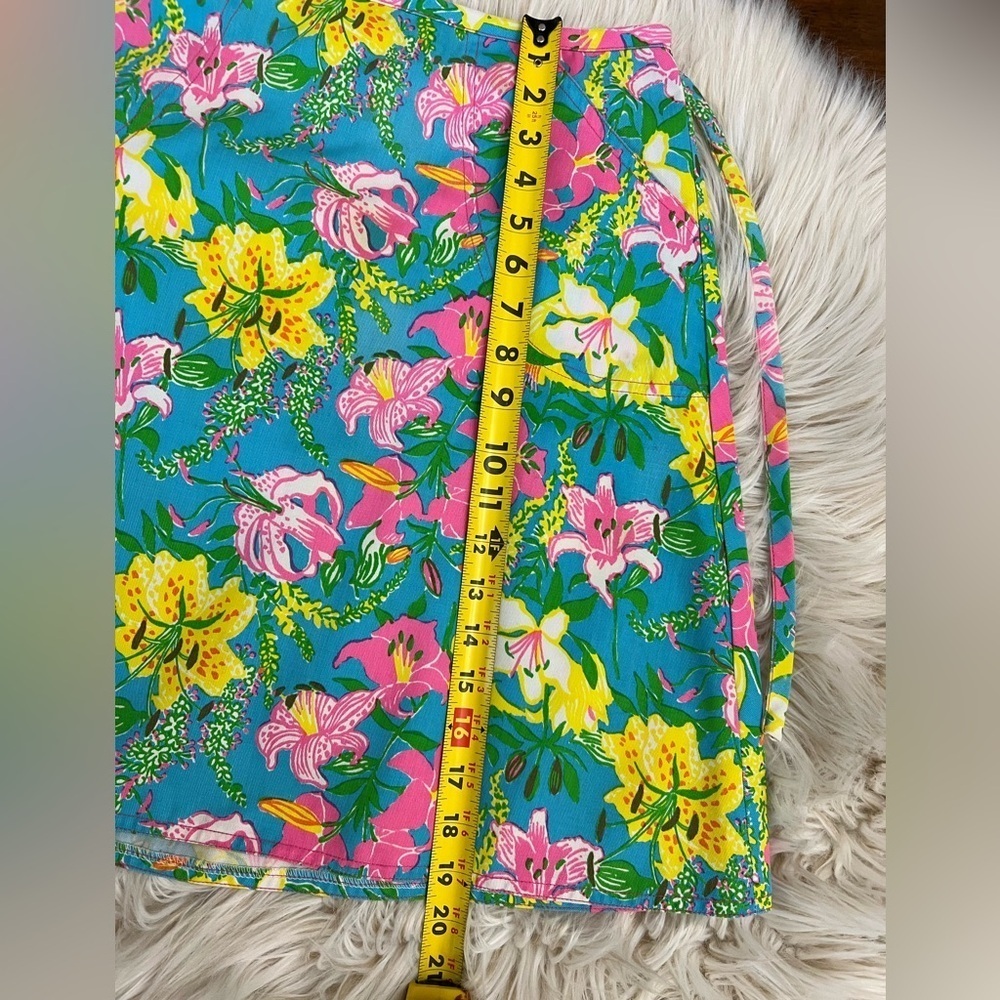 VTG Lilly Pulitzer The Minnie Skirt 1970s Rare Print Size 14 - Picture 8 of 9